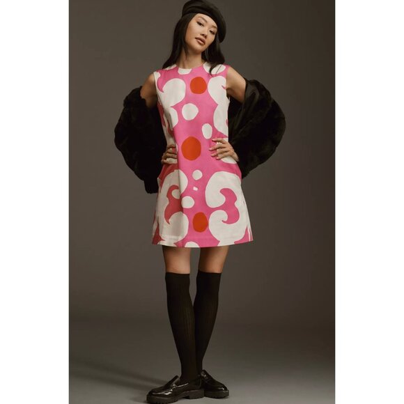 Marimekko Pink and Red Mini Dress - Picture 1 of 7